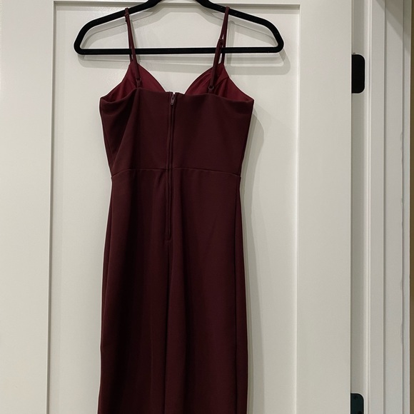 B Darlin maroon pencil dress - Picture 4 of 5